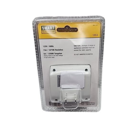 Smart Electrician Intertek Mechanical 24-Hour Indoor Plug-In Programmable Timer - Picture 4 of 6